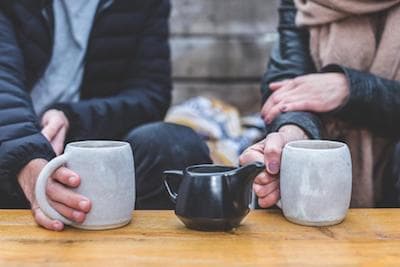 coffee meeting tea lunch time