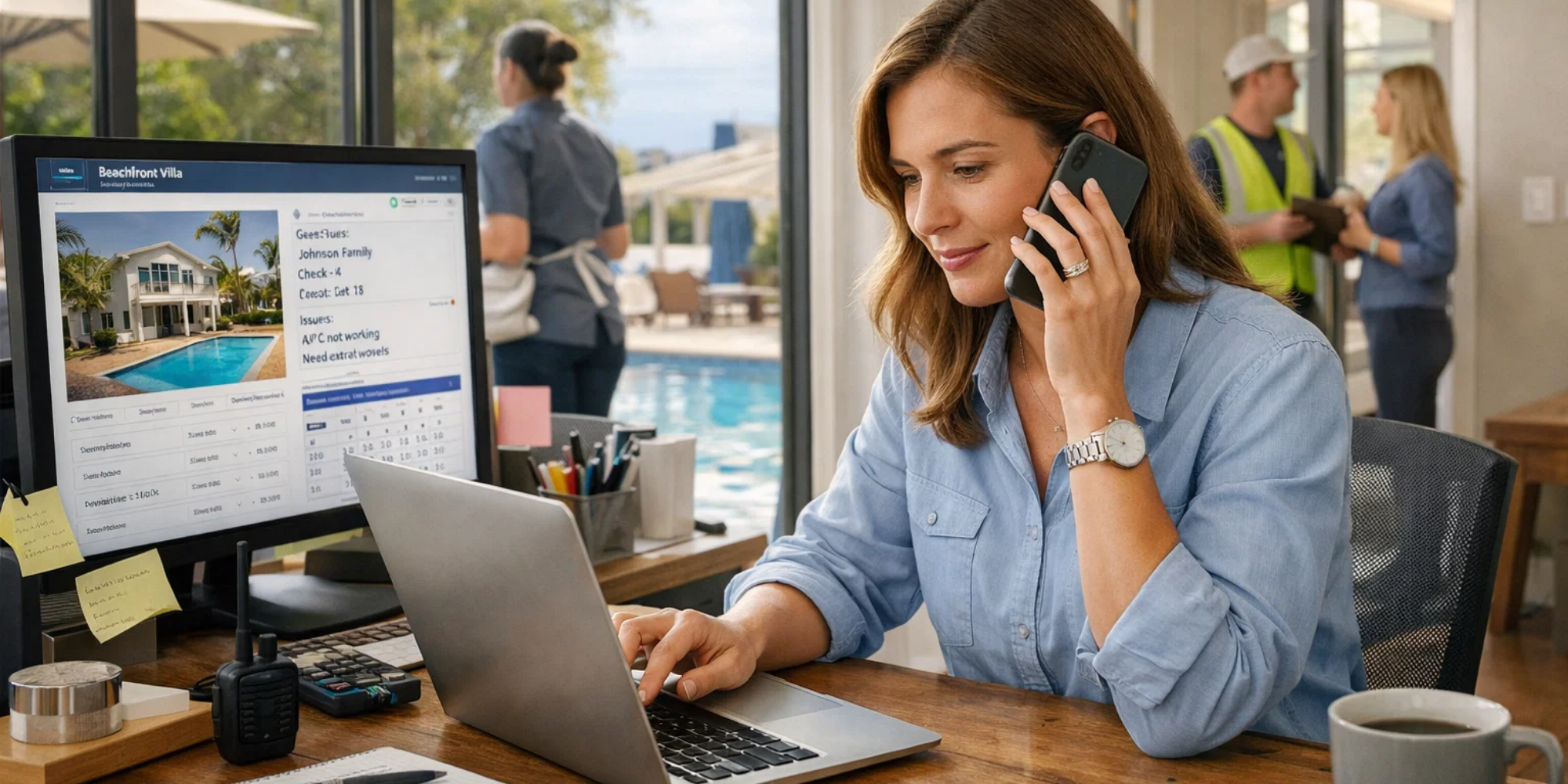 Đối soát doanh thu villa